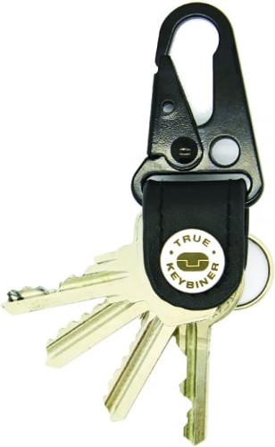 Δερμάτινο μπρελόκ κλειδιών με γάντζο ασφαλείας